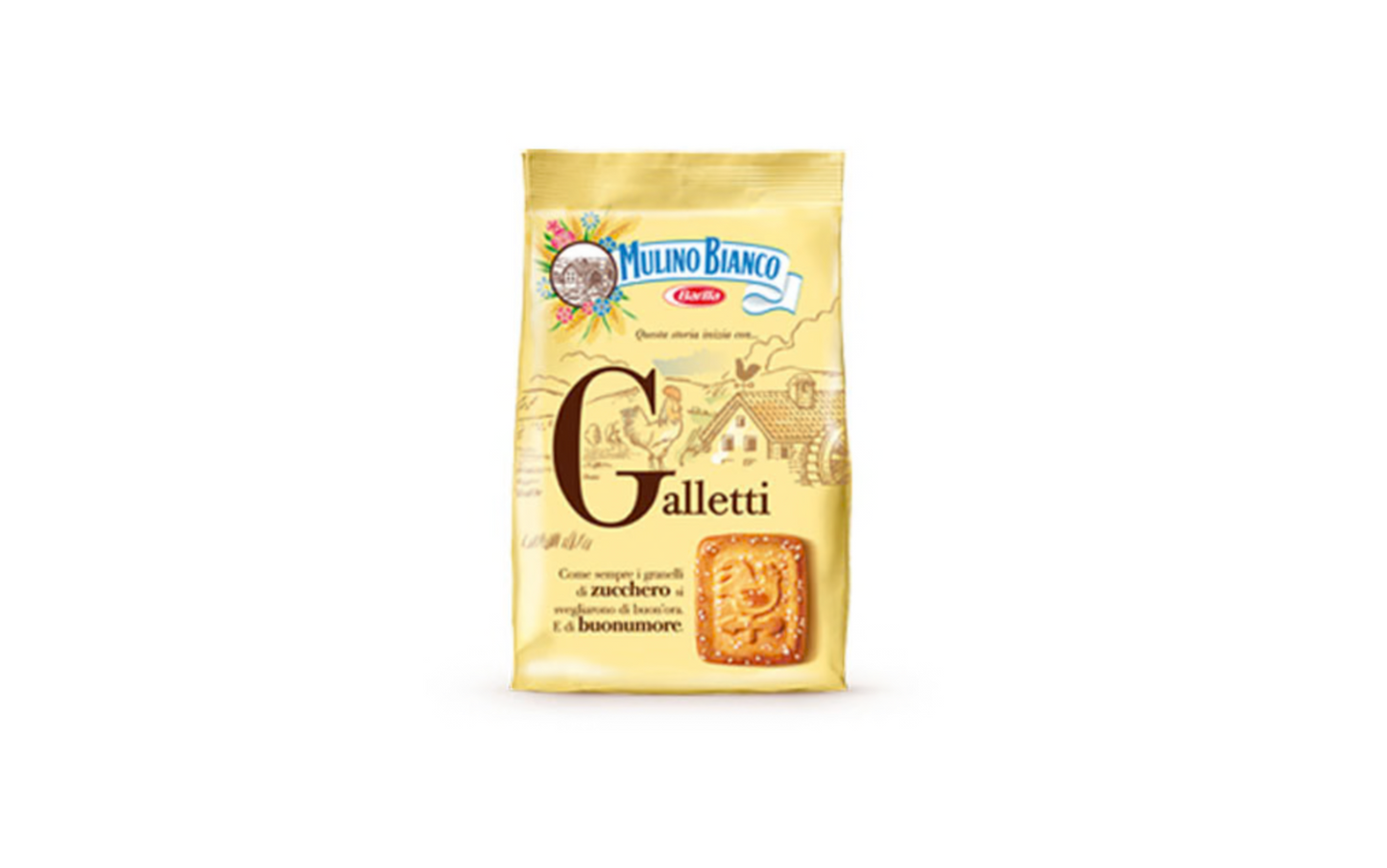Mulino Bianco Galletti Cookies 12.35oz Bag