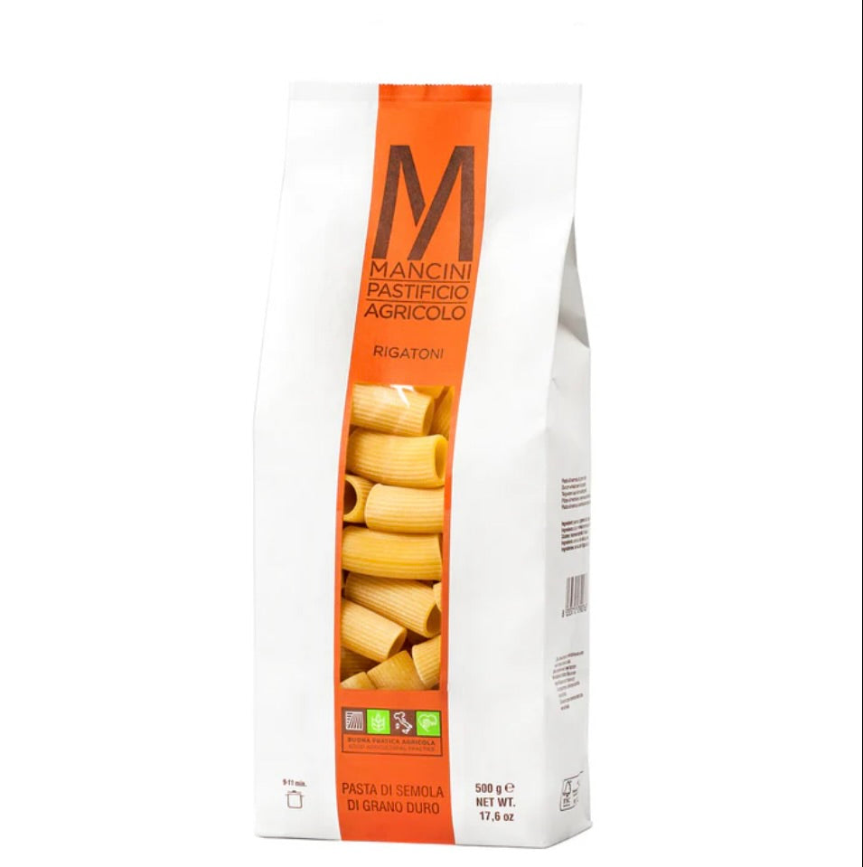 Mancini Pasta Rigatoni 17.6oz bag