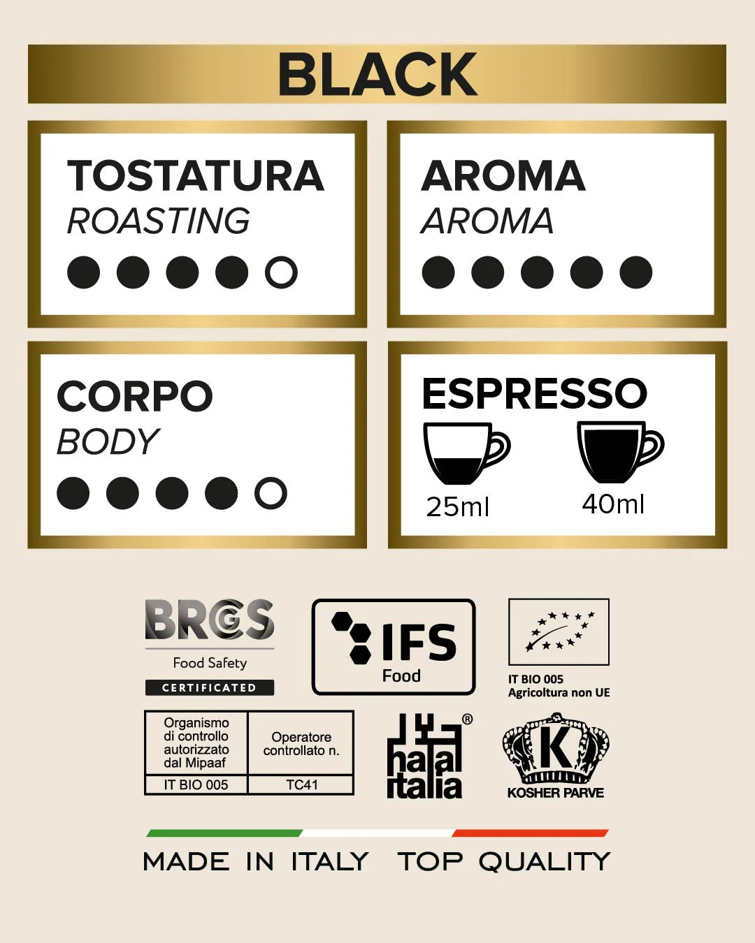Tostini Black Pods