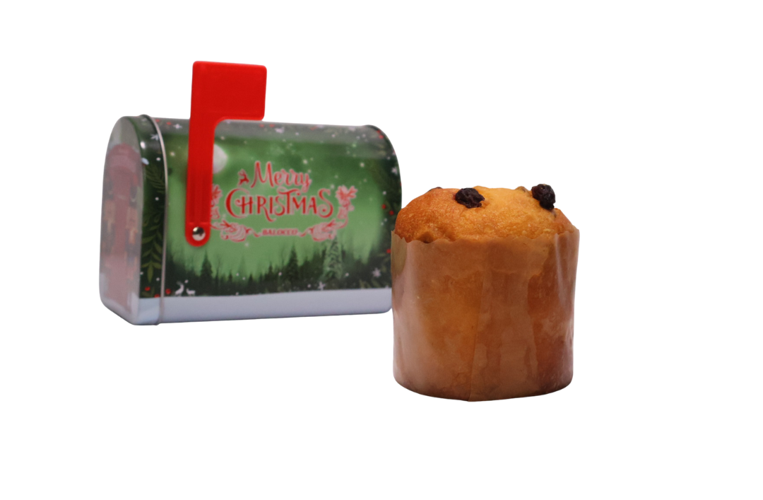 Holiday Mailbox With Mini Panettone (3.5oz)