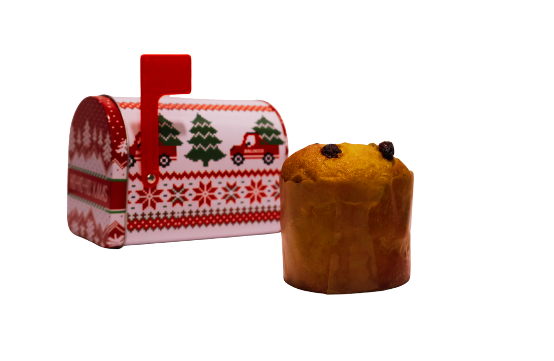 Holiday Mailbox With Mini Panettone (3.5oz)