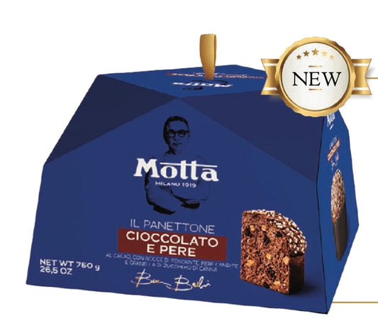 Motta Premium Cioccolato & Pere Panettone with Candied Pears size: 6/26.5oz